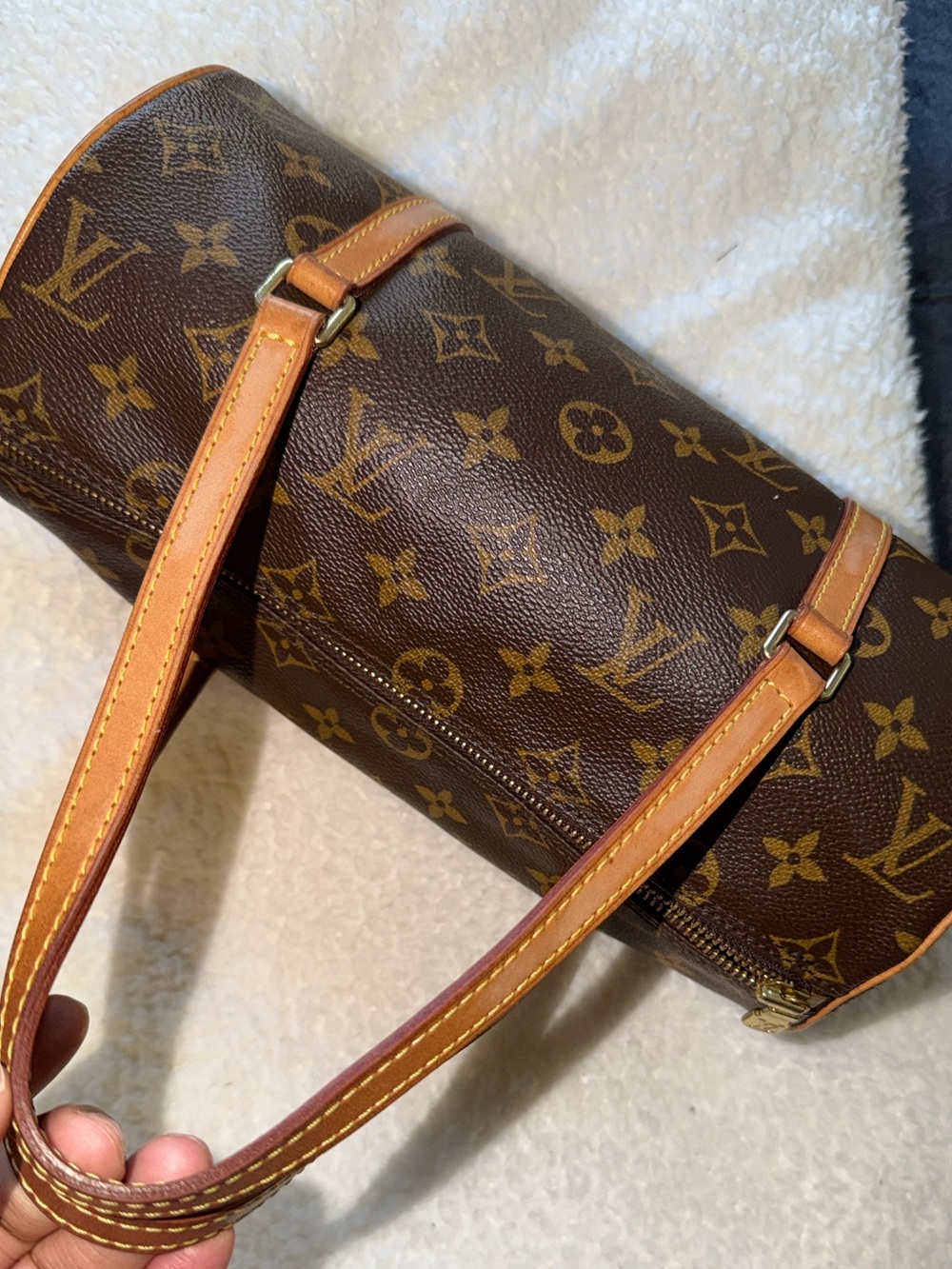 Louis Vuitton Monogram Canvas Mini Papillon in Brown and Tan